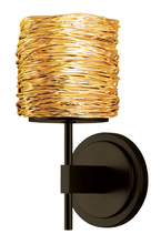  WS537GOBZX3 - Wall Sconce Short Coil Gold Bronze Hal G4 35W 700lm